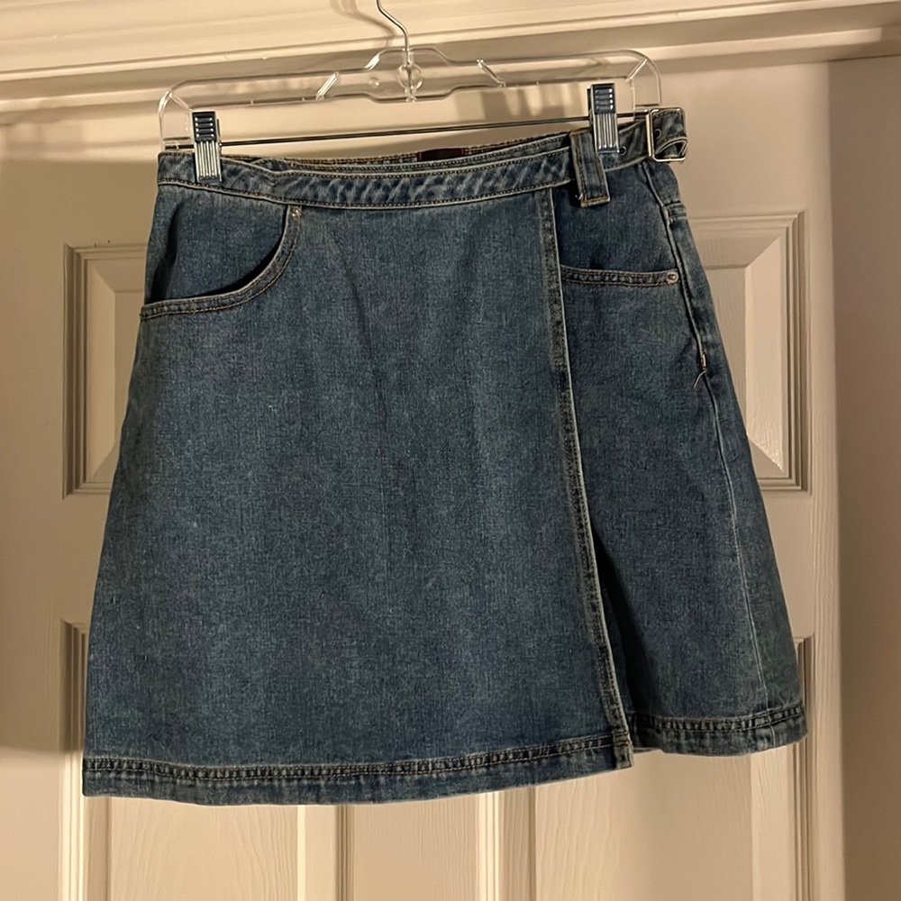 BDG wrap front mini skirt